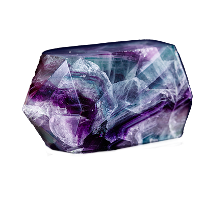 Fluorite gemstone